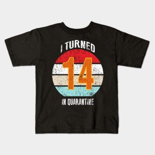 14th birthday in quarantine Kids T-Shirt